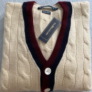 Beautiful cashmere Polo men’s cardigan